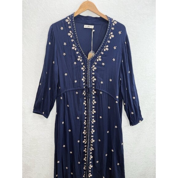 Natural Life Women's Brae Embroidered Midi Dress Size XL NWT - Picture 3 of 11